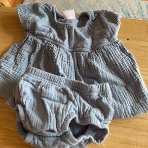 Hanna Andersson dress and bloomers